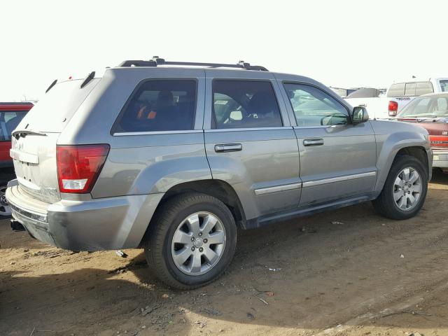 1J8HR58268C174492 - 2008 JEEP GRAND CHER GRAY photo 4