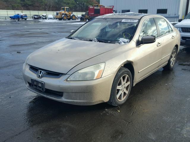 1HGCM66553A024026 - 2003 HONDA ACCORD EX TAN photo 2