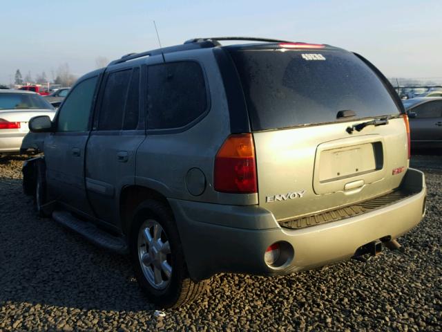 1GKDT13S432129352 - 2003 GMC ENVOY GREEN photo 3