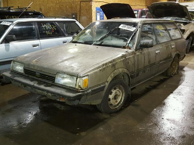 JF1AN4217LB403491 - 1990 SUBARU LOYALE GRAY photo 2