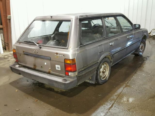 JF1AN4217LB403491 - 1990 SUBARU LOYALE GRAY photo 4