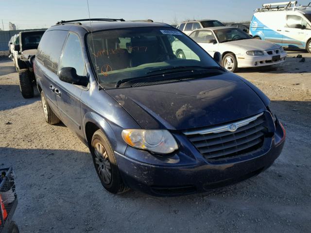 2A4GP44R66R651877 - 2006 CHRYSLER TOWN & COU BLUE photo 1