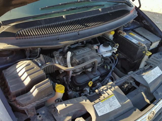 2A4GP44R66R651877 - 2006 CHRYSLER TOWN & COU BLUE photo 7