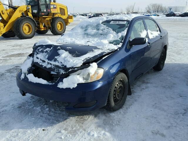 2T1BR32E47C740174 - 2007 TOYOTA COROLLA CE BLUE photo 2