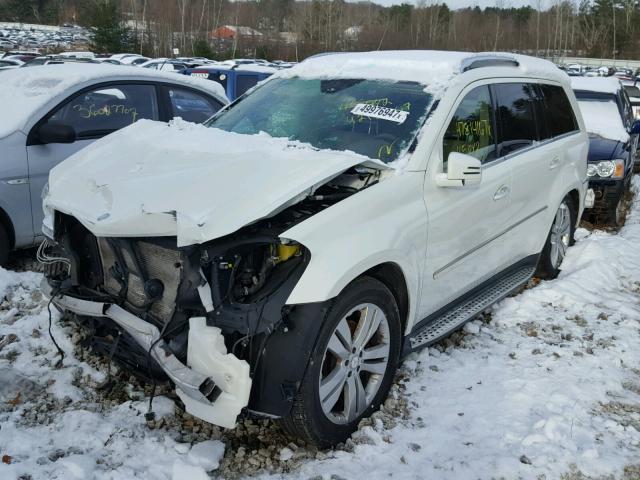 4JGBF7BE8BA698133 - 2011 MERCEDES-BENZ GL 450 4MA WHITE photo 2