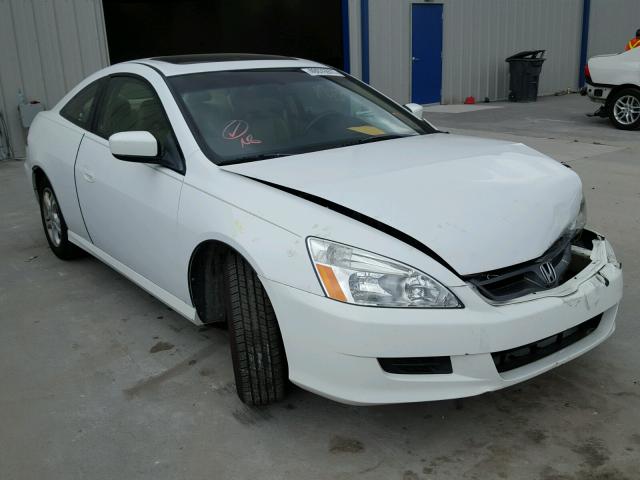 1HGCM72626A002946 - 2006 HONDA ACCORD EX WHITE photo 1