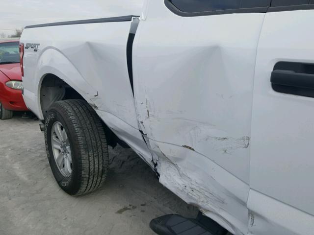 1FTEX1EP2FKE15976 - 2015 FORD F150 SUPER WHITE photo 9