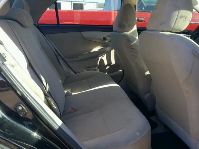 5YFBU4EE1DP162479 - 2013 TOYOTA COROLLA BA BLACK photo 6