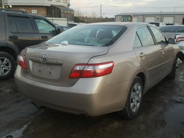 4T4BE46K49R120403 - 2009 TOYOTA CAMRY BASE BEIGE photo 4