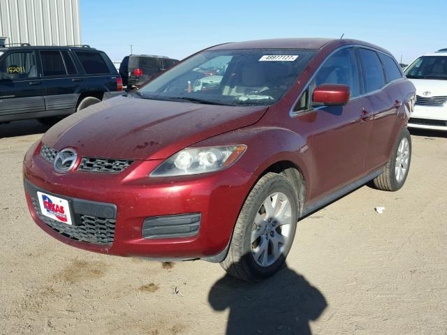 JM3ER293370149296 - 2007 MAZDA CX-7 RED photo 2