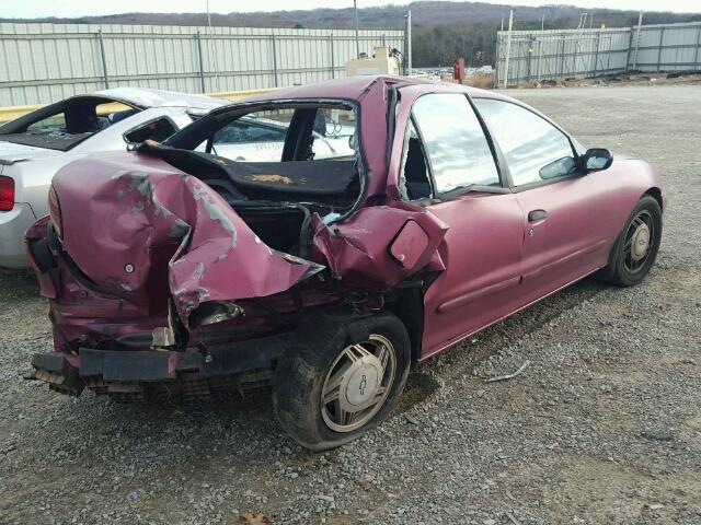 1G1JF5249S7122603 - 1995 CHEVROLET CAVALIER L PURPLE photo 4