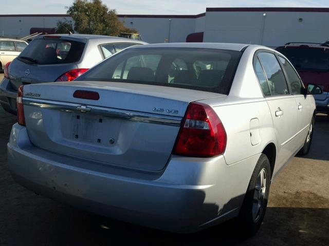 1G1ZT52825F251176 - 2005 CHEVROLET MALIBU LS SILVER photo 4