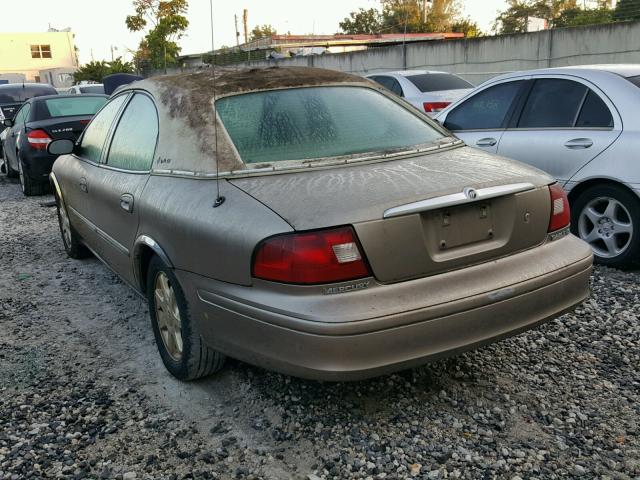 1MEFM55S23A613241 - 2003 MERCURY SABLE LS P BEIGE photo 3