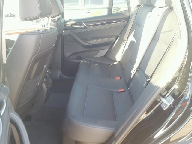 5UXWZ7C31H0V94798 - 2017 BMW X3 SDRIVE2 Қара фото 6