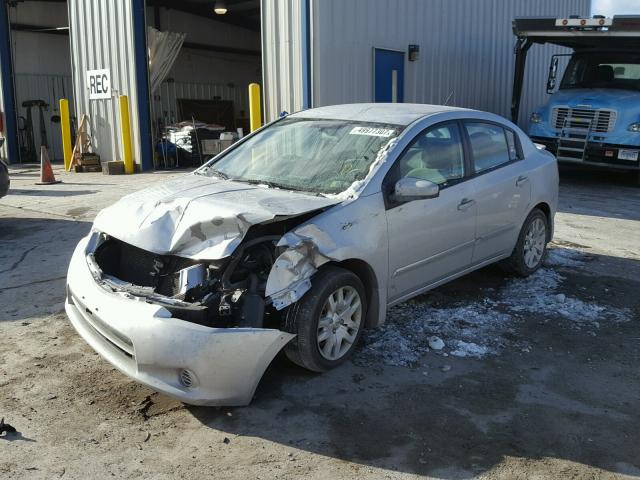 3N1AB6AP6CL667226 - 2012 NISSAN SENTRA 2.0 SILVER photo 2