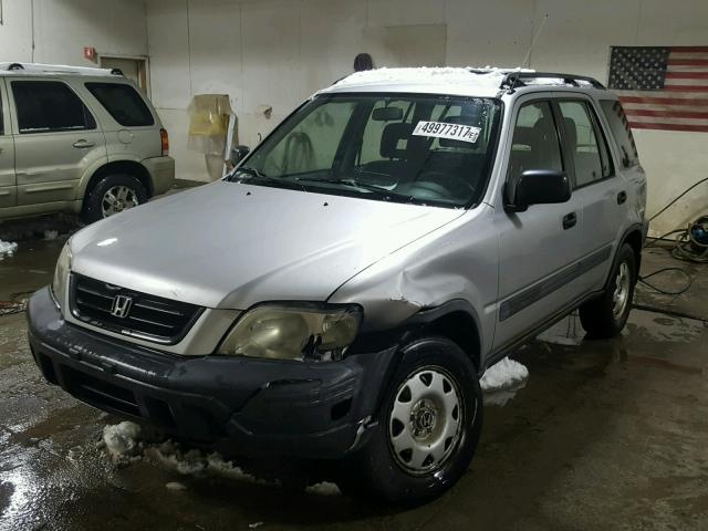 JHLRD1846XC074740 - 1999 HONDA CR-V LX SILVER photo 2