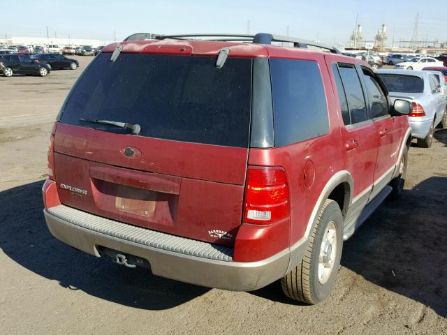 1FMDU64E72ZC10667 - 2002 FORD EXPLORER E RED photo 4