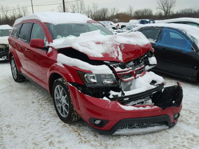 3C4PDDEG6GT140731 - 2016 DODGE JOURNEY R/ RED photo 1