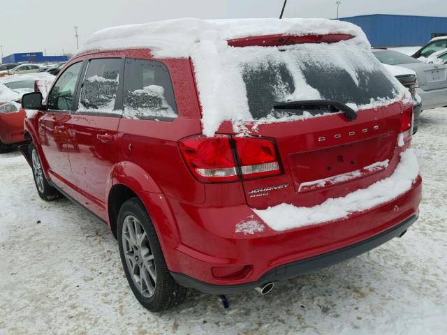 3C4PDDEG6GT140731 - 2016 DODGE JOURNEY R/ RED photo 3