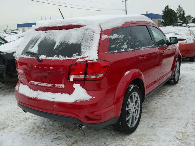 3C4PDDEG6GT140731 - 2016 DODGE JOURNEY R/ RED photo 4