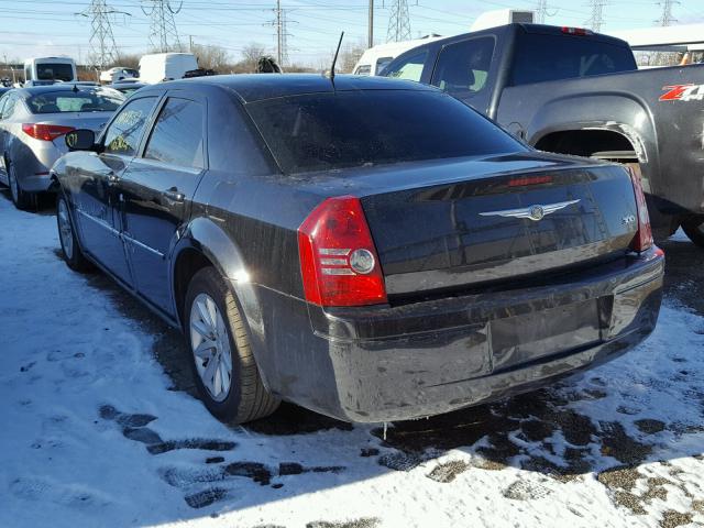 2C3KA43R28H145799 - 2008 CHRYSLER 300 LX BLACK photo 3