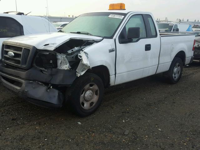 1FTRF12288KD71658 - 2008 FORD F150 WHITE photo 2