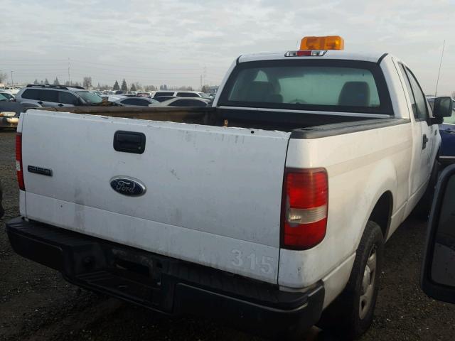 1FTRF12288KD71658 - 2008 FORD F150 WHITE photo 4