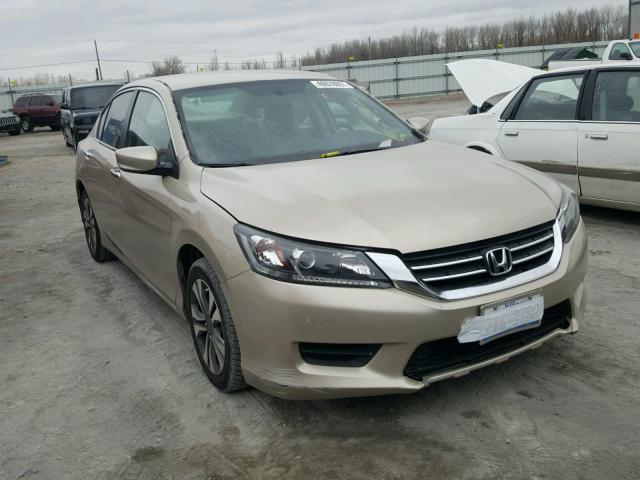 1HGCR2F35DA070336 - 2013 HONDA ACCORD LX GOLD photo 1