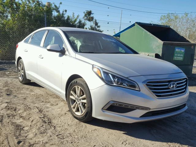 5NPE24AF1FH161706 - 2015 HYUNDAI SONATA SE GRAY photo 1