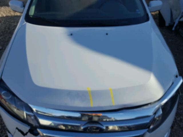 3FAHP0JA5CR219455 - 2012 FORD FUSION SEL WHITE photo 7