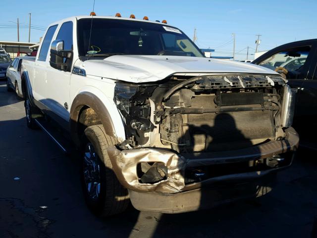 1FT7W2BT5CED15822 - 2012 FORD F250 SUPER WHITE photo 1