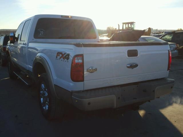 1FT7W2BT5CED15822 - 2012 FORD F250 SUPER WHITE photo 3