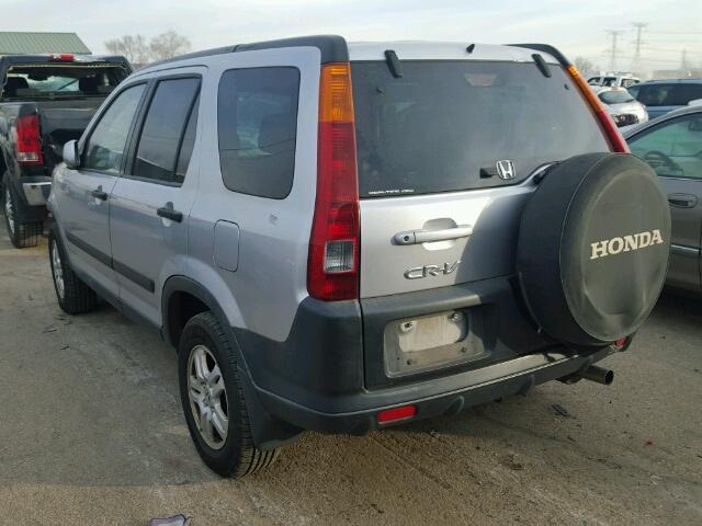 JHLRD78894C019894 - 2004 HONDA CR-V EX SILVER photo 3