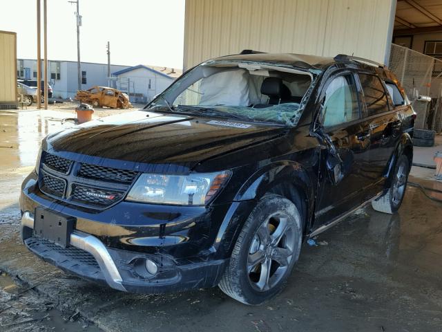 3C4PDCGGXGT212036 - 2016 DODGE JOURNEY CR BLACK photo 2