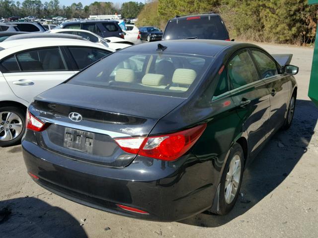 5NPEB4AC0BH129751 - 2011 HYUNDAI SONATA GLS BLACK photo 4