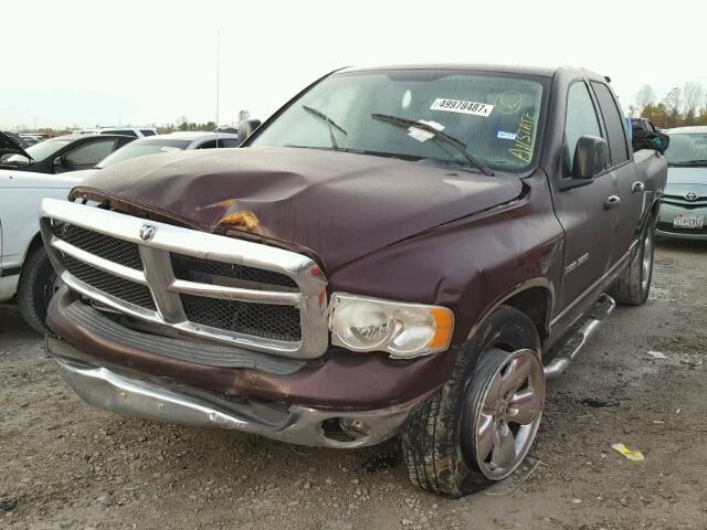 1D7HA18N45S171793 - 2005 DODGE RAM 1500 S PURPLE photo 2