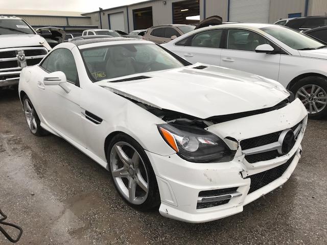 WDDPK4HA3FF110579 - 2015 MERCEDES-BENZ SLK 250 WHITE photo 1