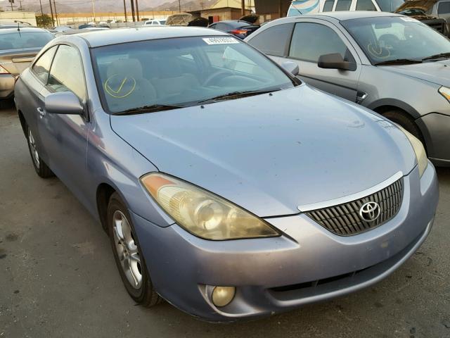 4T1CE38P34U841886 - 2004 TOYOTA CAMRY SOLA BLUE photo 1