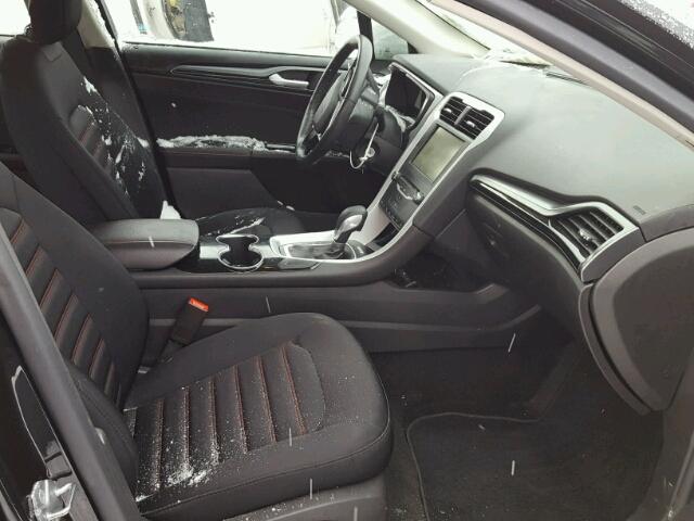 1FA6P0HD5E5374908 - 2014 FORD FUSION SE BLACK photo 5