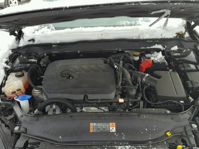 1FA6P0HD5E5374908 - 2014 FORD FUSION SE BLACK photo 7