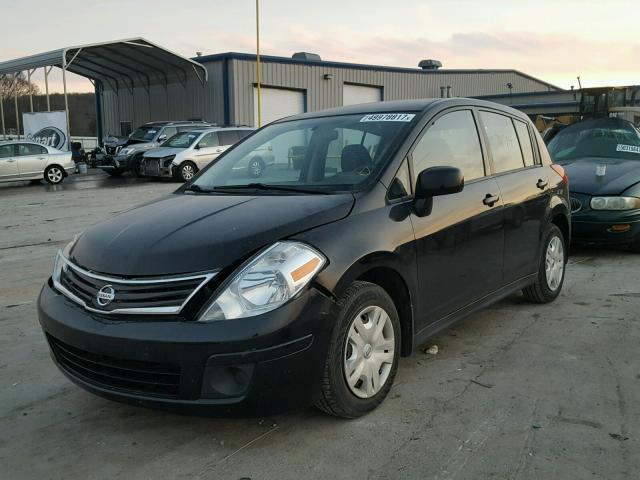 3N1BC1CP1BL504807 - 2011 NISSAN VERSA S BLACK photo 2