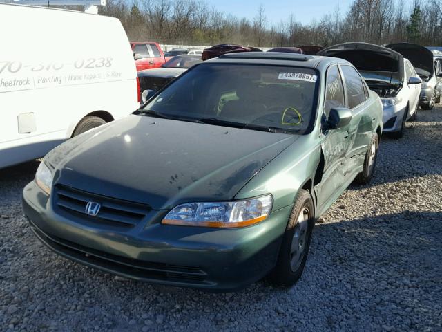 1HGCG16592A072931 - 2002 HONDA ACCORD EX GREEN photo 2