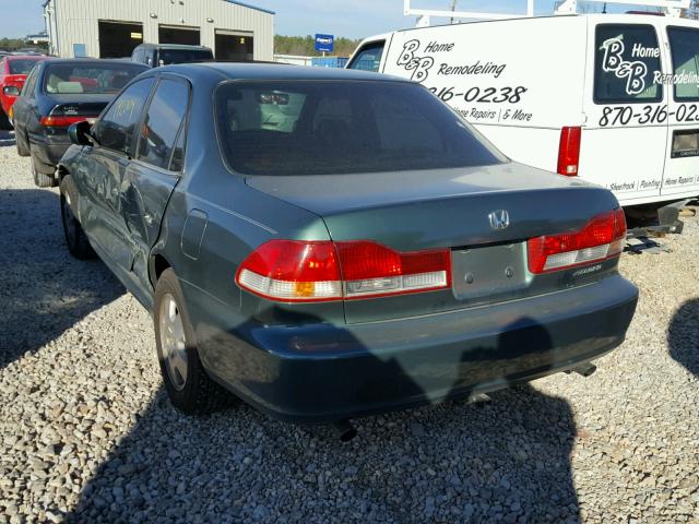 1HGCG16592A072931 - 2002 HONDA ACCORD EX GREEN photo 3