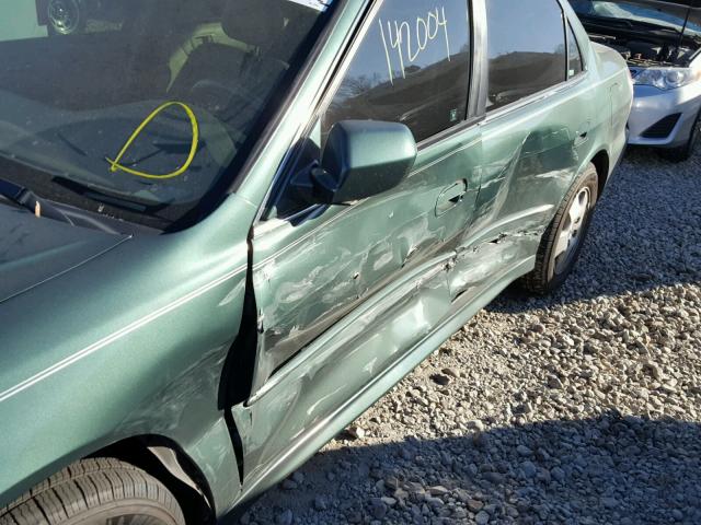 1HGCG16592A072931 - 2002 HONDA ACCORD EX GREEN photo 9