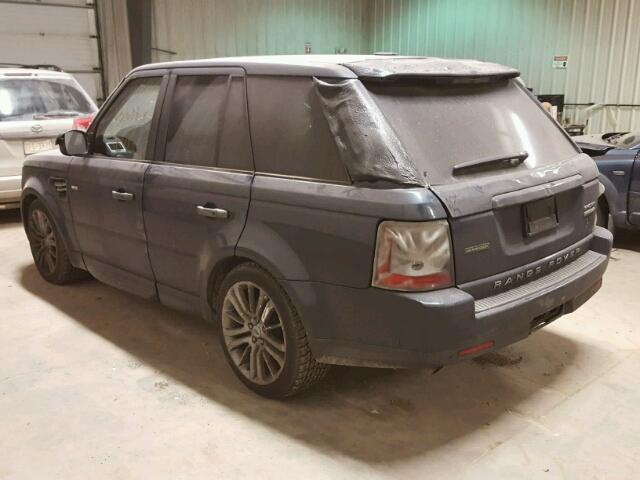 SALSK2D44BA285402 - 2011 LAND ROVER RANGE ROVE BLACK photo 3