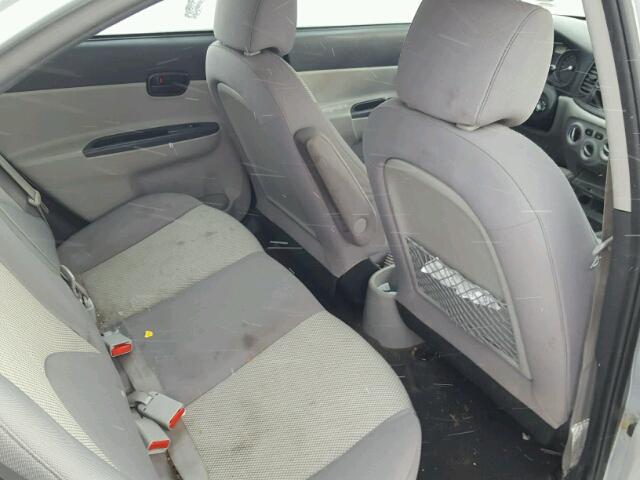 KMHCN4BC3AU457226 - 2010 HYUNDAI ACCENT GLS SILVER photo 6