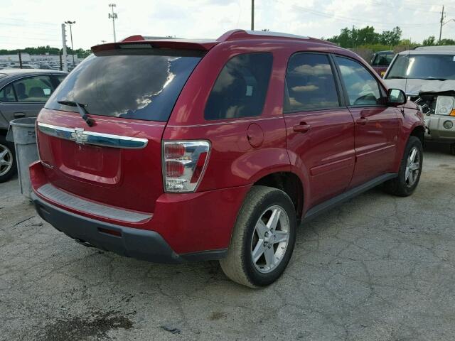 2CNDL63FX66152522 - 2006 CHEVROLET EQUINOX LT RED photo 4