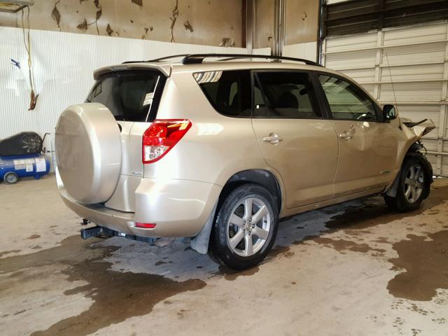 JTMBD31V576028442 - 2007 TOYOTA RAV4 LIMIT GOLD photo 4