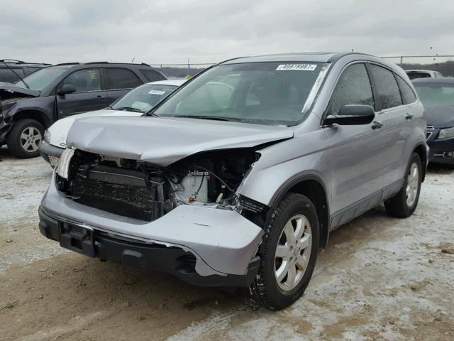 JHLRE48598C002097 - 2008 HONDA CR-V EX SILVER photo 2