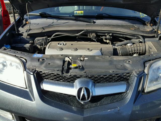 2HNYD18805H536970 - 2005 ACURA MDX TOURIN GREEN photo 7